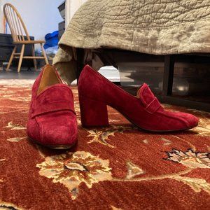 Pomme D'Or Maroon Loafers Size 7
